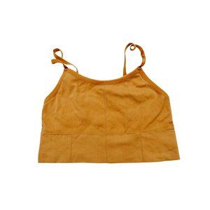 Super Soft Lounge or Workout Top with Vertical Corset-Like Lines